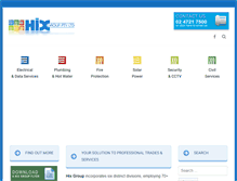 Tablet Screenshot of hixgroup.com.au